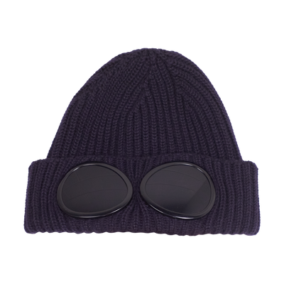 C.P. Company Navy Goggle Beanie Size O/S / Size One Size / Mens / Blue / Co...