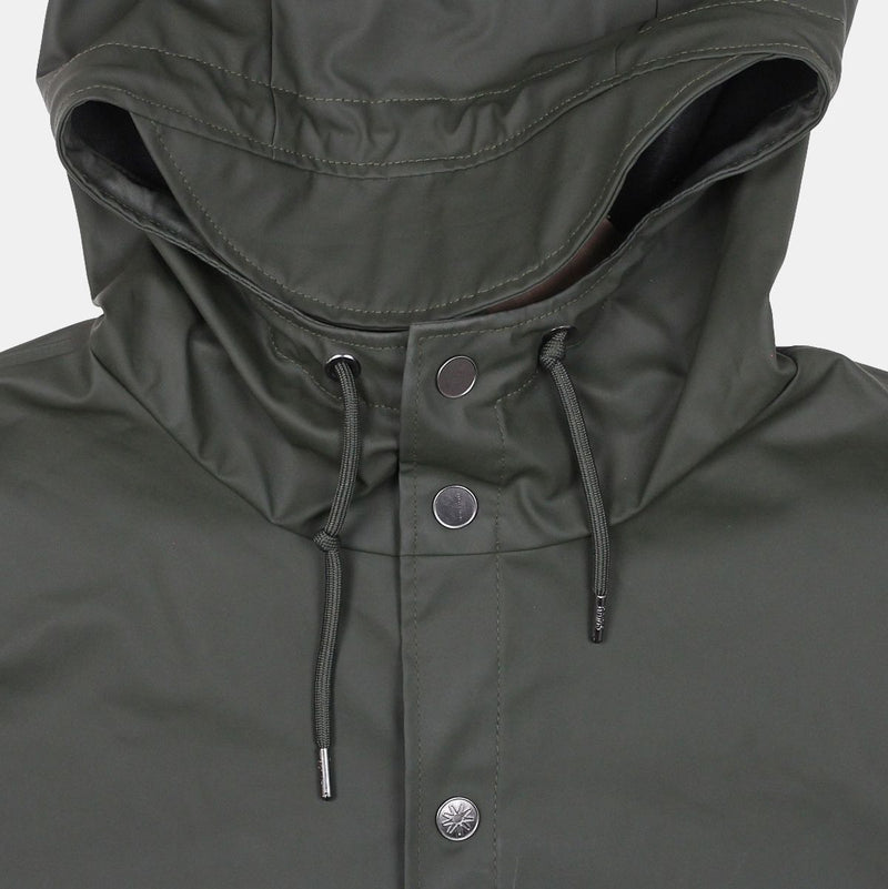 Rains Jacket / Size M / Mid-Length / Mens / Green / Polyester