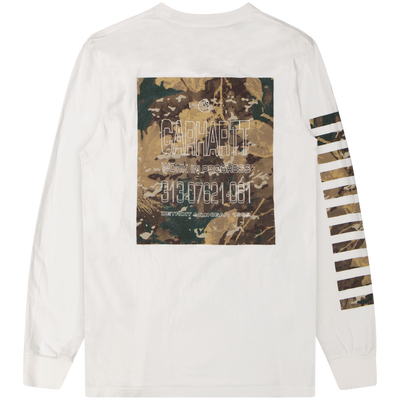 Carhartt WIP White Camo Mil L/S Tee Size Small / Size S / Mens / White / RR...