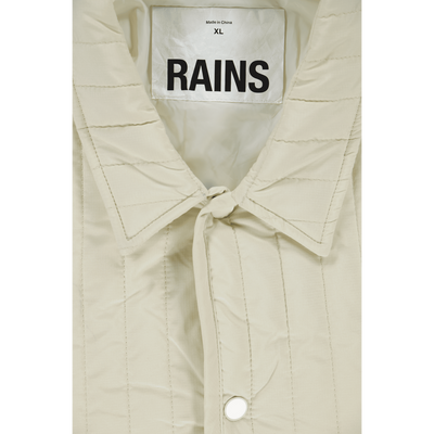 Rains Cream Men's Coat Size XL / Size XL / Mens / Ivory / Polyester / RRP £95.00