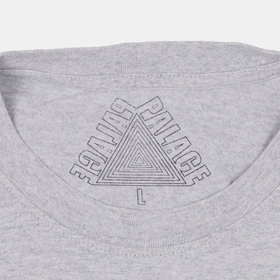 Palace T-Shirt / Size L / Mens / Grey / Cotton