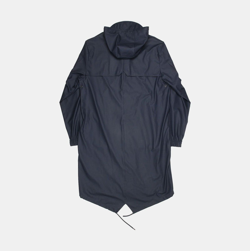Rains Jacket / Size M / Mid-Length / Mens / Blue / Polyester