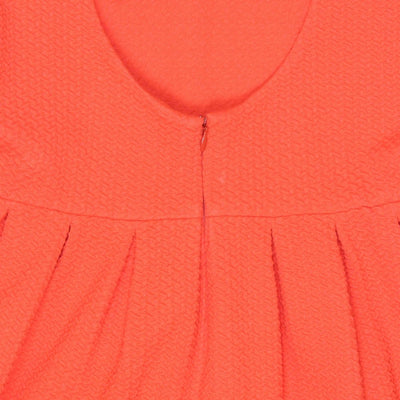 Ganni Dress / Size M / Midi / Womens / Orange / Cotton