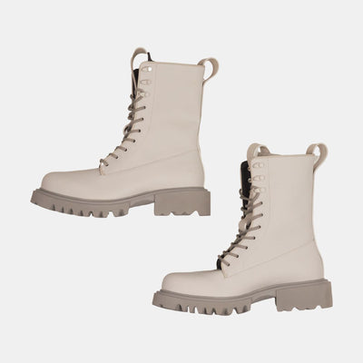 Rains Combat Boots / Mens / Beige