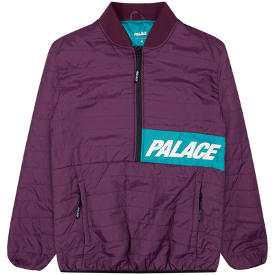 Palace Purple Half Zip Packer Jacket Size M / Size M / Mens / Purple / Other