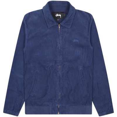 Stüssy Blue Bleached Out Cord Jacket Size Medium / Size M / Mens / Blue / O...