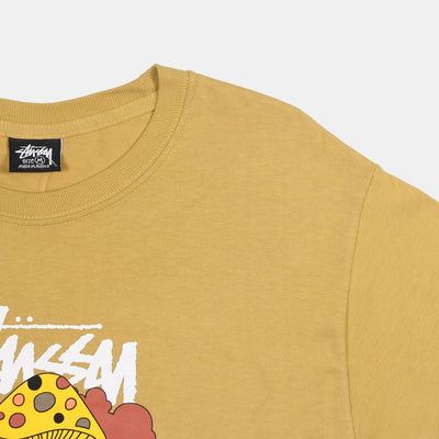 Stussy T-Shirt / Size M / Mens / Yellow / Cotton