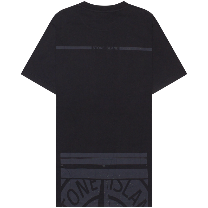 Stone Island Black Mosaic Four Tee Size Small / Size S / Mens / Black / Cot...