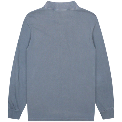 Stone Island Blue L/S Polo Shirt Size Medium / Size M / Mens / Blue / Cotto...