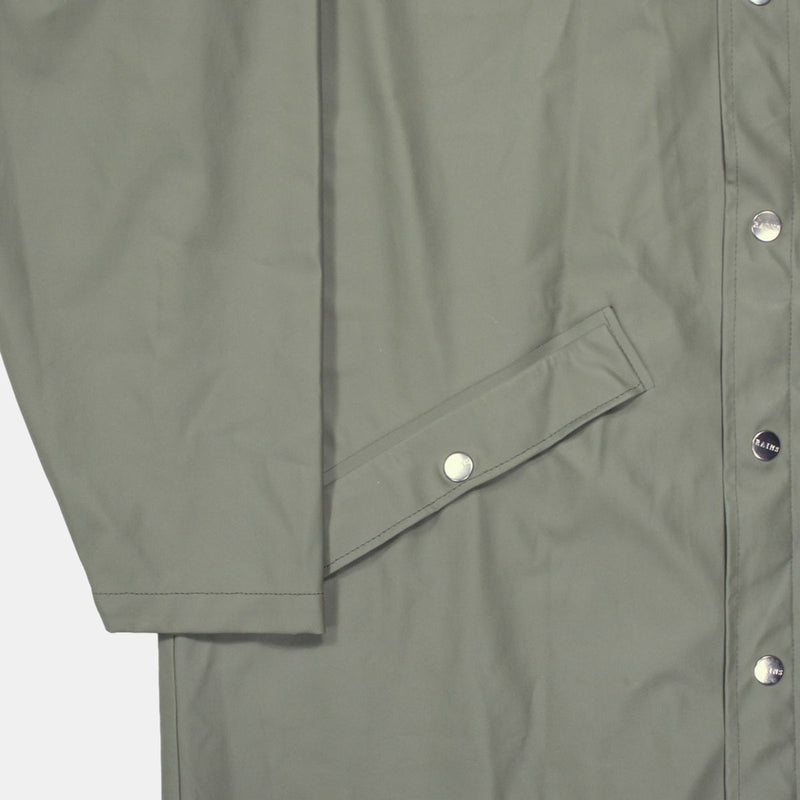 Rains Long Jacket / Size L / Long / Mens / Green / Polyurethane