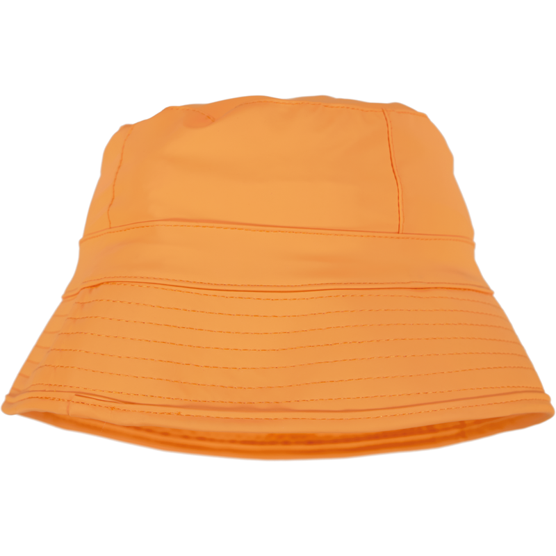 Rains Orange Padded Nylon Bucket Hat Size O/S / Size One Size / Mens / Oran...