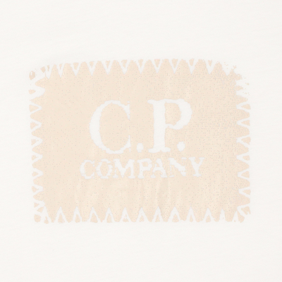 C.P. Company White Label Print Tee Size Small / Size S / Mens / White / Cot...