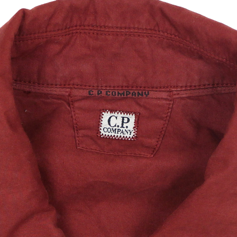 C.P. Company Red Zipped Overshirt Size Medium / Size M / Mens / Red / Other...