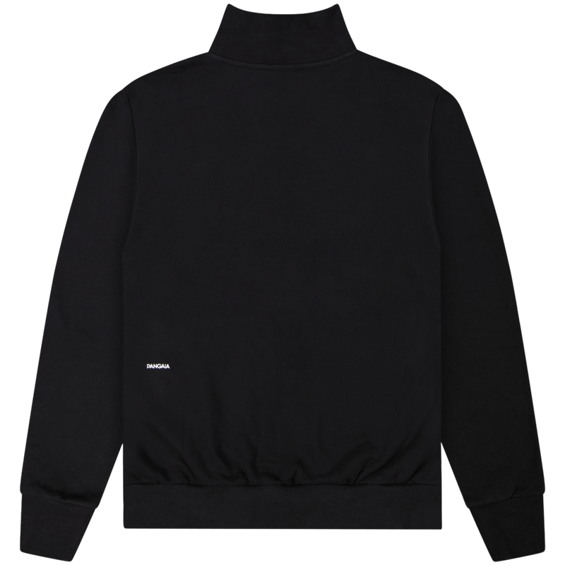 PANGAIA Black Recycled Cotton High Neck Sweatshirt Size XXS / Size XXS / Me...