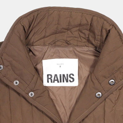 Rains Jacket / Size S / Mid-Length / Womens / Brown / Polyurethane