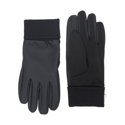 Rains Black Gloves Size L Large  / Size L / Mens / Black / RRP £45.00