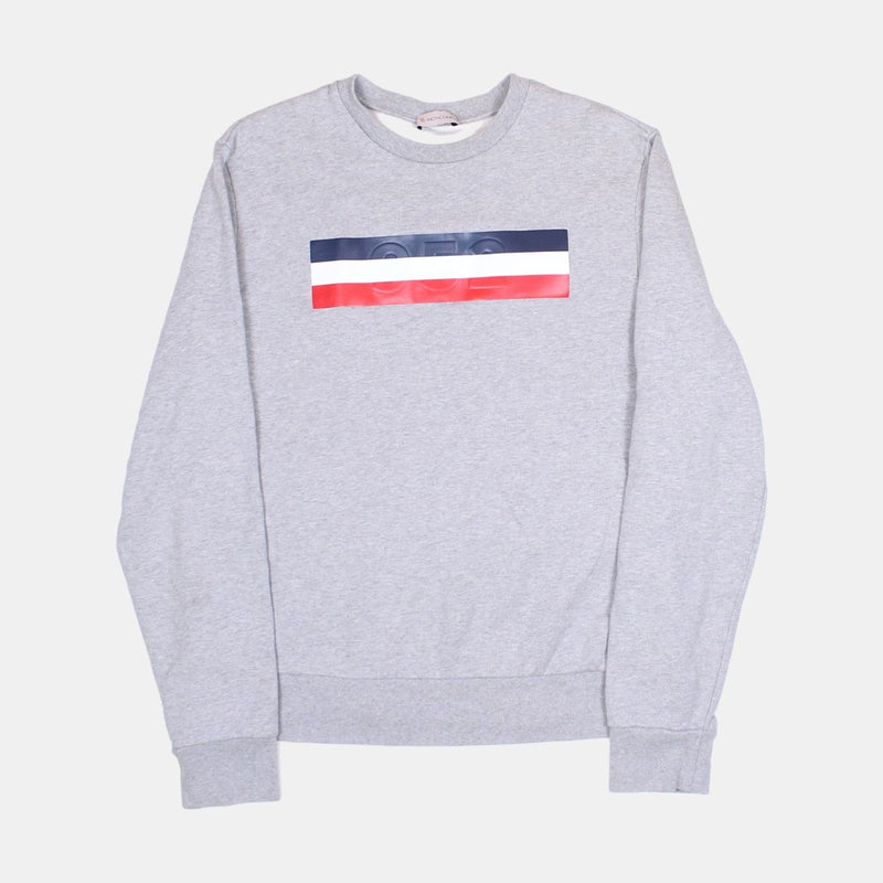 Moncler Sweatshirt / Size M / Mens / Grey / Cotton