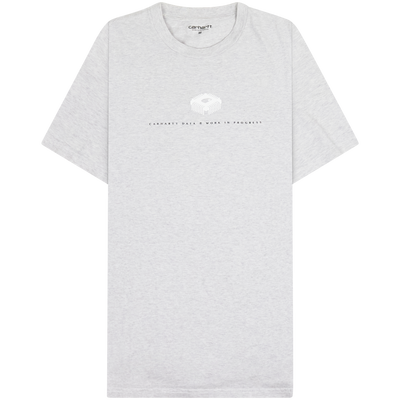 Carhartt WIP Grey Data Tee Size Small / Size S / Mens / Grey / RRP £35.00
