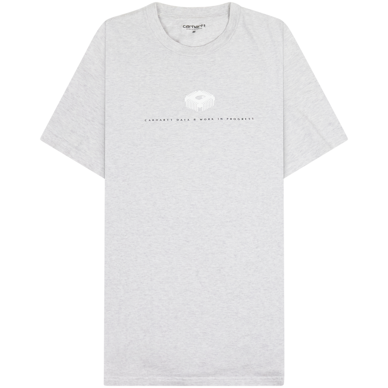 Carhartt WIP Grey Data Tee Size Small / Size S / Mens / Grey / RRP £35.00