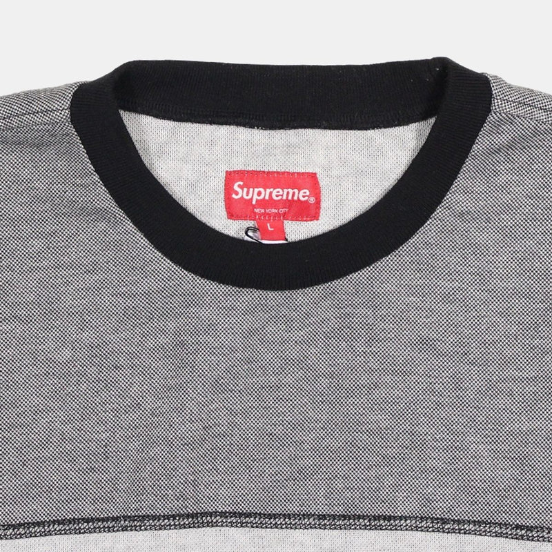 Supreme Pullover Sweatshirt / Size L / Mens / Grey / Cotton