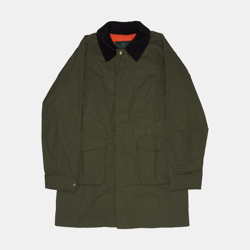 Woolrich Coat / Size M / Long / Mens / Green / Cotton / RRP £300