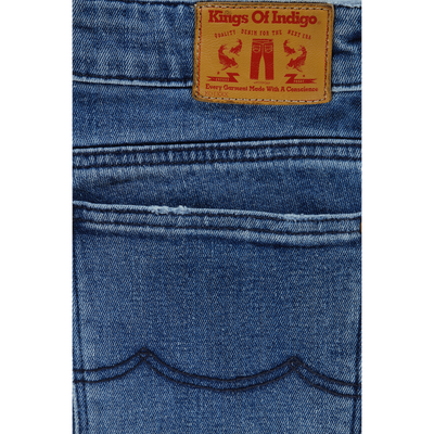 Kings Of Indigo Blue Juno High Gorbi Clouded Jeans Size W31 / Size 31 / Wom...