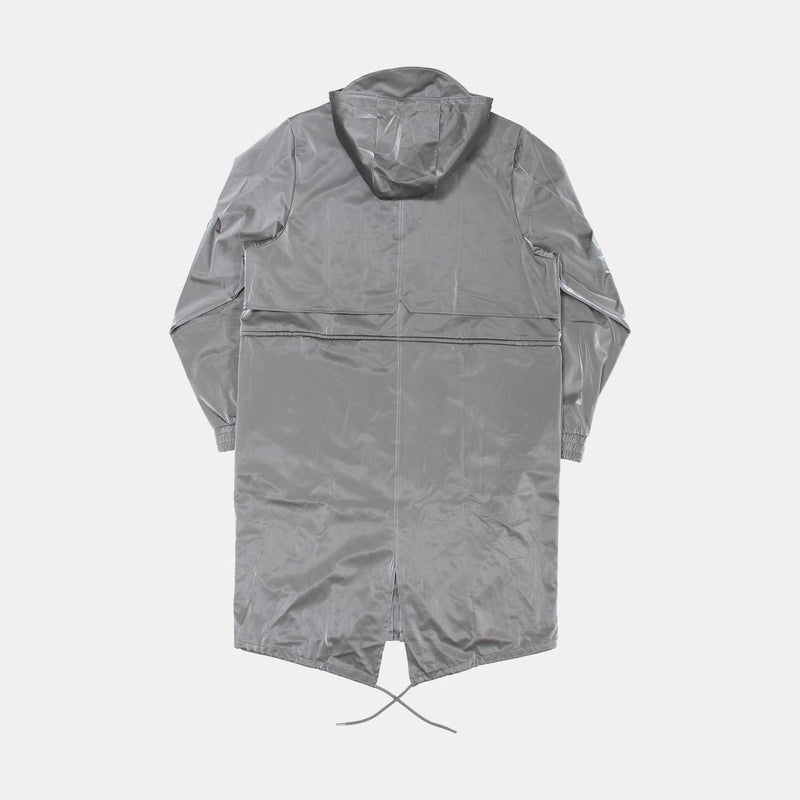 Rains String W Parka Jacket / Size XL / Mens / Grey / Polyurethane