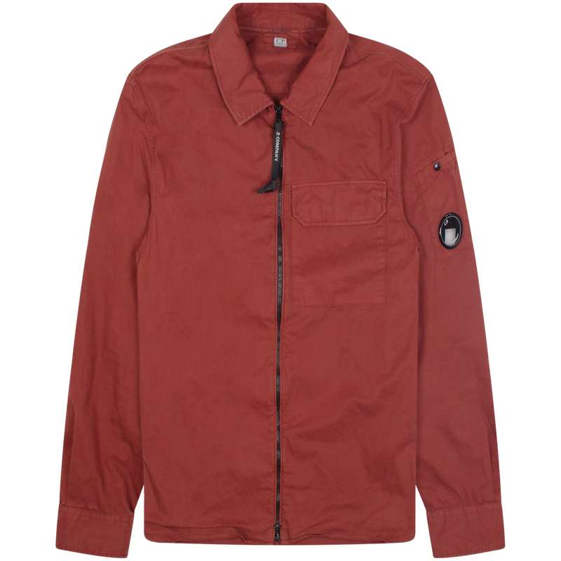 C.P. Company Red Zipped Overshirt Size Medium / Size M / Mens / Red / Other...