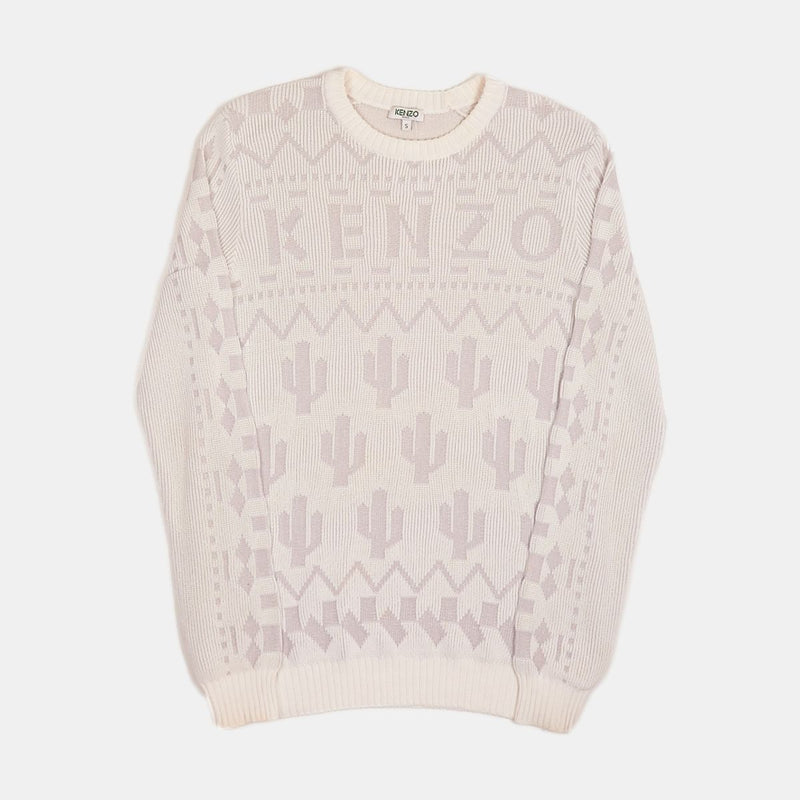 Kenzo Jumpers & Cardigans / Size S / Womens / Ivory / Cotton