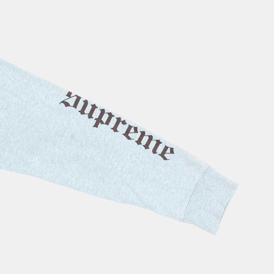 Supreme Long Sleeve Tee / Size M / Mens / Blue / Cotton