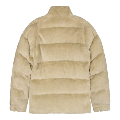 BAPE Cream Faux Fur Puffer Jacket Size M Meduim / Size M / Mens / Ivory / F...