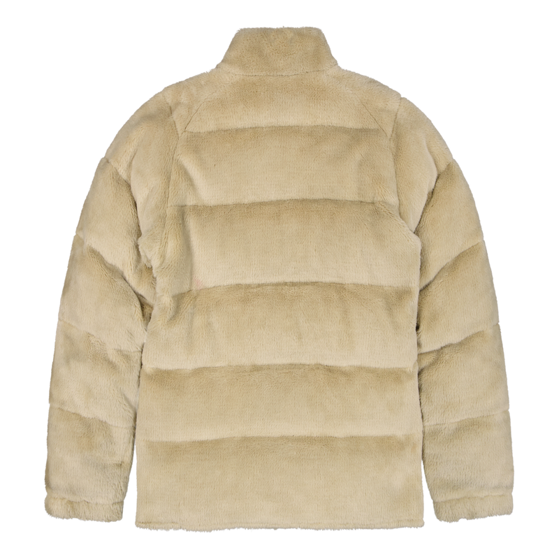 BAPE Cream Faux Fur Puffer Jacket Size M Meduim / Size M / Mens / Ivory / F...