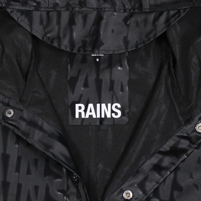 Rains Coat / Size S / Long / Mens / Black / Polyester
