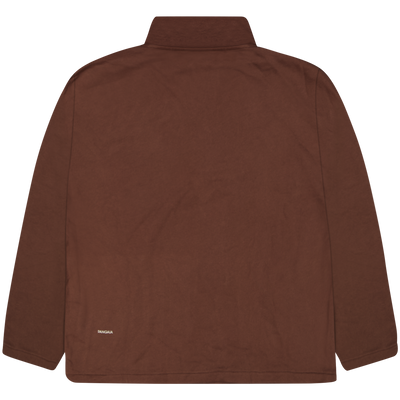 Pangaia Brown PPRMINT™ Half-Zip Sweatshirt Size Extra Large / Size XL / Men...