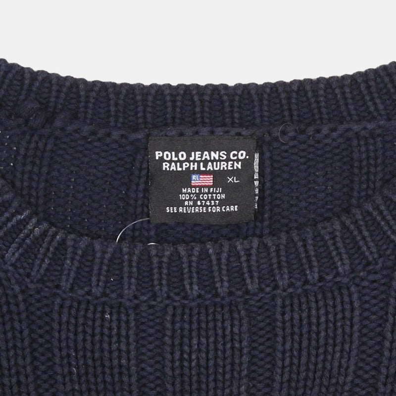 Polo Jeans Ralph Lauren Pullover Jumper / Size XL / Womens / Blue / Cotton