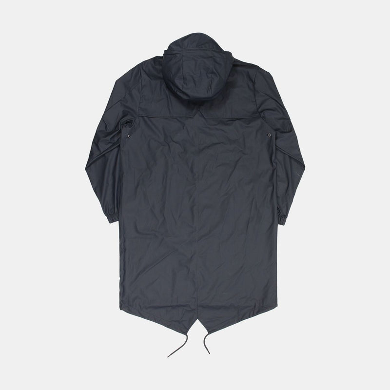 Rains Long Jacket / Size L / Long / Mens / Blue / Polyamide / RRP £115