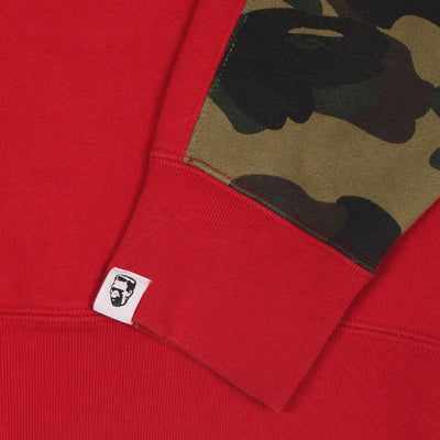 A Bathing Ape Full Zip Hoodie / Size M / Mens / Red / Cotton