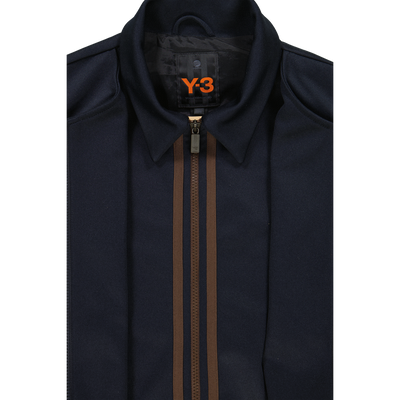 Adidas Y-3 Black Double Layered Harrington Jacket Size L / Size L / Mens / ...