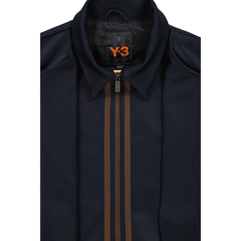 Adidas Y-3 Black Double Layered Harrington Jacket Size L / Size L / Mens / ...