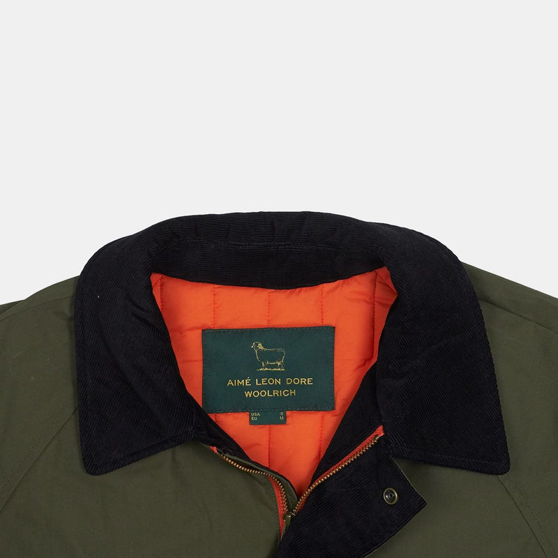 Woolrich Coat / Size M / Long / Mens / Green / Cotton / RRP £300