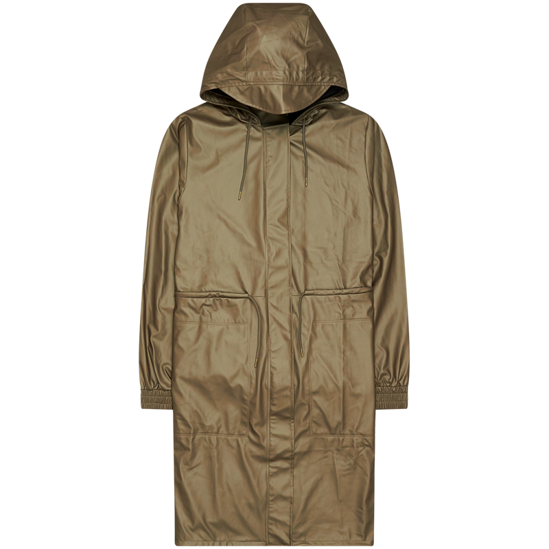 Rains Gold String Parka Size M / Size M / Mens / Gold / Other / RRP £115.00