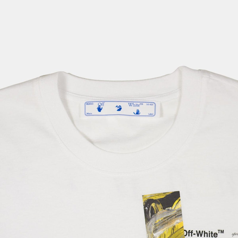 Off White T-Shirt / Size M / Mens / White / Cotton