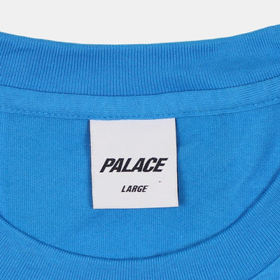 Palace T-Shirt / Size L / Mens / Blue / Cotton