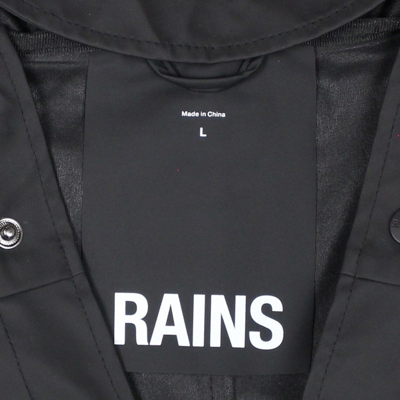 Rains Jacket / Size L / Mid-Length / Mens / Black / Polyester