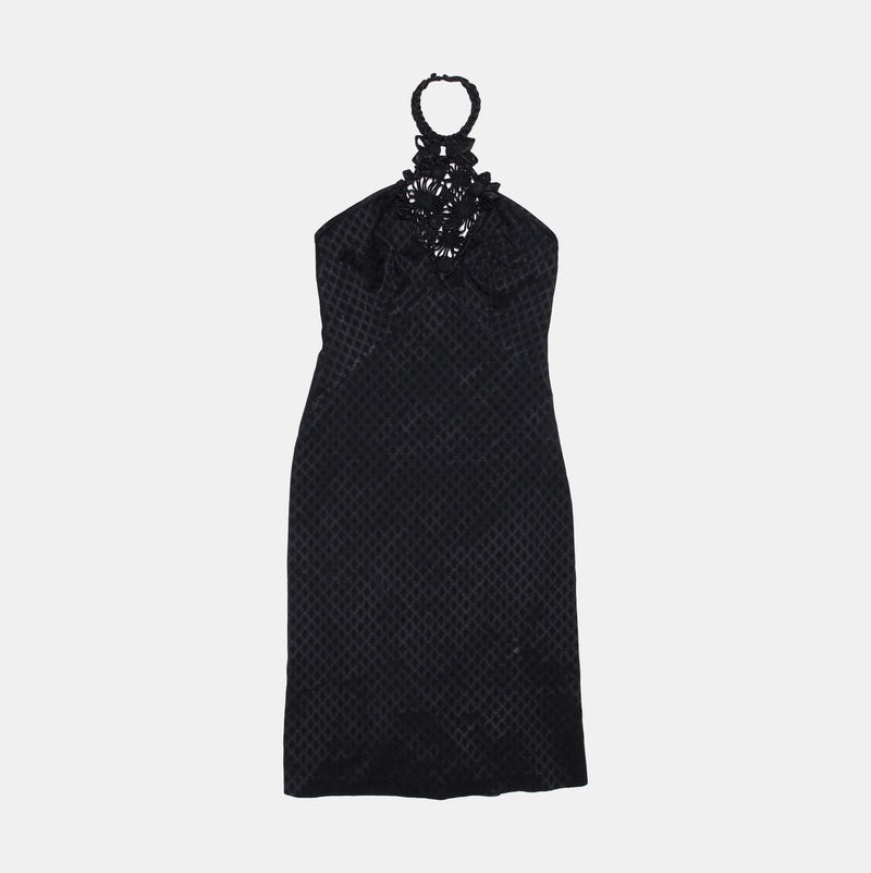 Karen Millen Party Dress / Size 14 / Midi / Womens / Black / Nylon