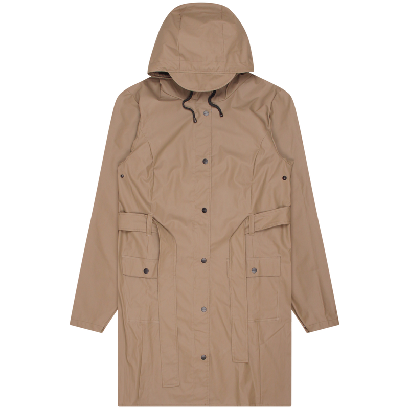 Rains Brown Curve Jacket Size S/M / Size M / Mens / Brown / Other / RRP £105.00