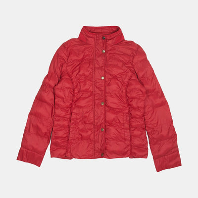 Barbour Quilted Coat / Size 10 / Short / Womens / Red / Polyamide