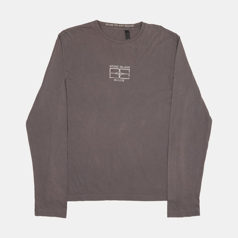 Stone Island T-Shirt / Size L / Mens / Grey / Cotton