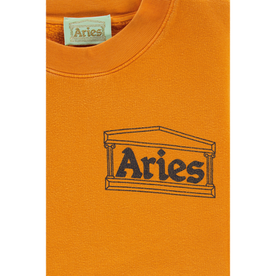 Aries Orange Men's Sweatshirt Size S