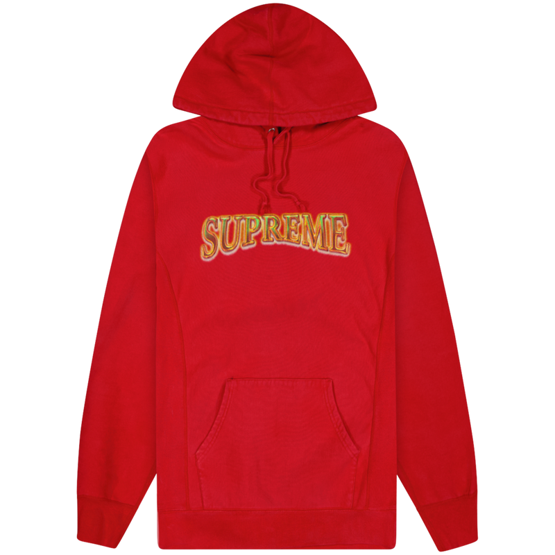 Supreme Red Metallic Arc Hoodie Size L Large / Size L / Mens / Red